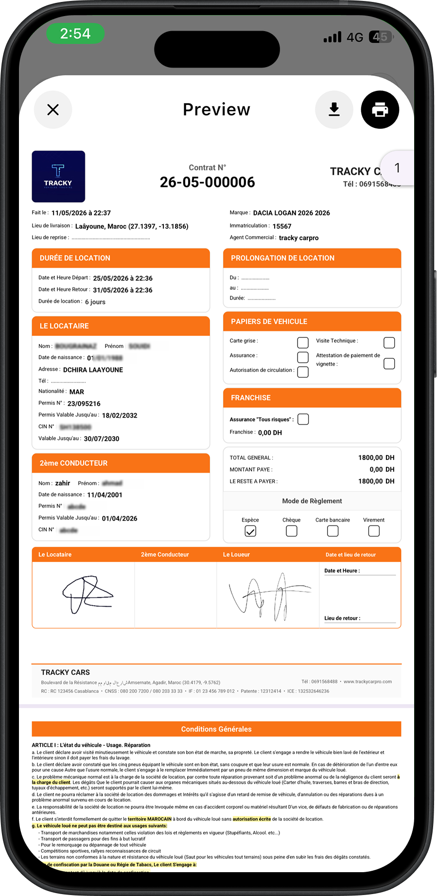Contrat PDF